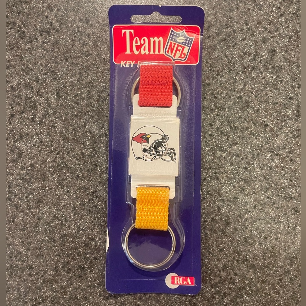 Vintage 90’s NFL Team Key Chain Arizona Cardinals